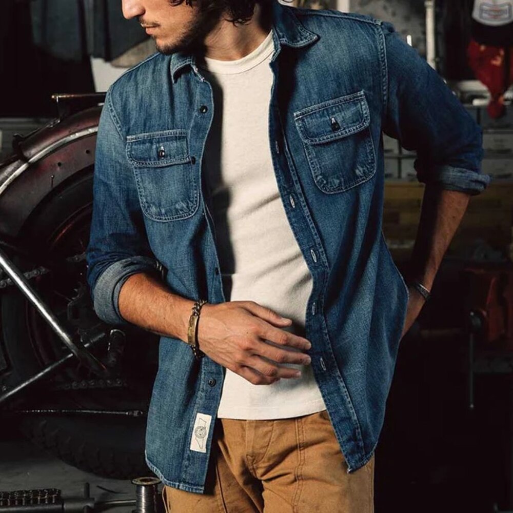 imogene + willie Earl Selvedge denim shirt